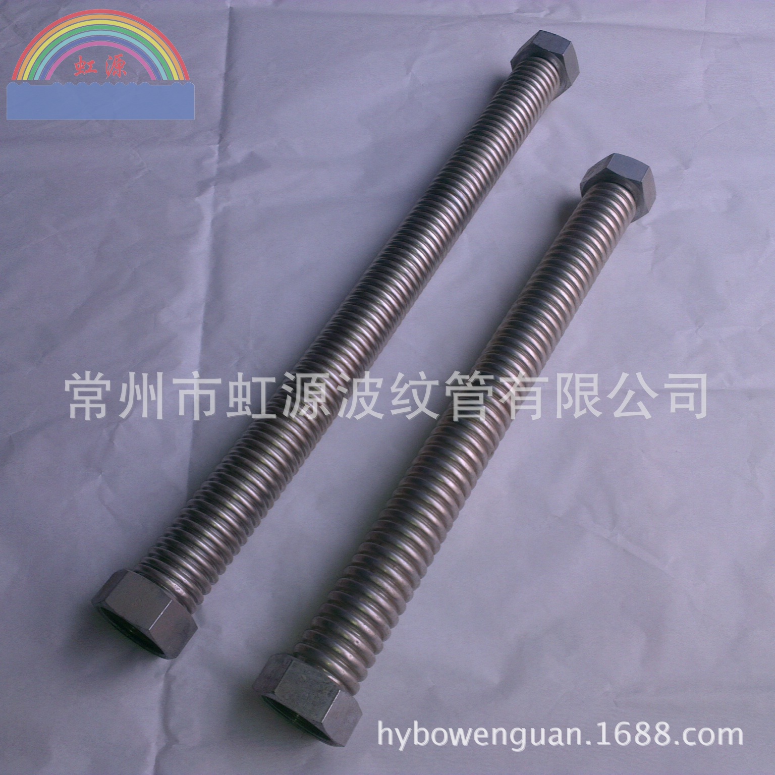 1"×18" 热水器软水器水管 304 不锈钢软管 波纹管 UPC认证