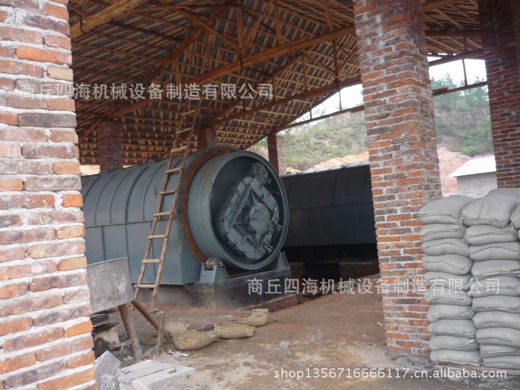商丘四海机械供应新制废轮胎处理炼油设备