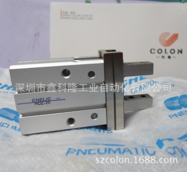 专业经销台湾气立可 滑轨型平行机械夹 HDZ-20 耐高温气缸