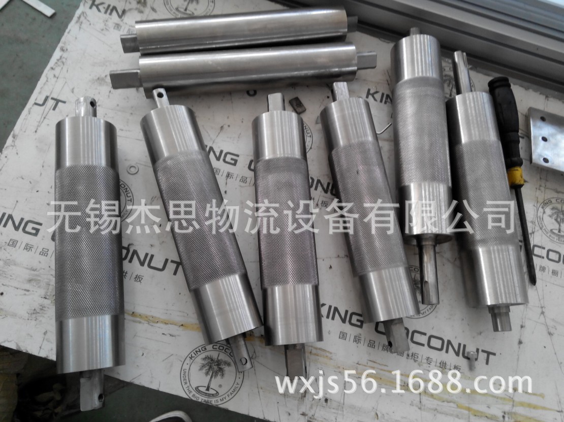 无锡苏州常州厂家生产优质镀锌滚花开槽动力滚筒 主动辊 驱动辊