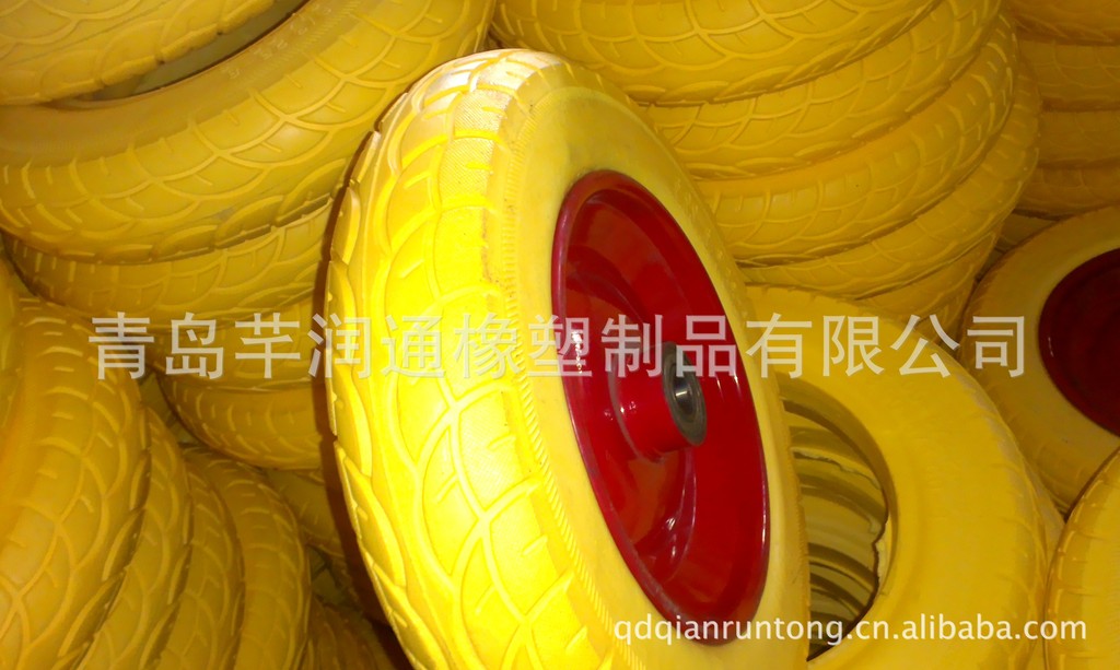 长期供应PU发泡轮 3.50-8 PU发泡轮 环保轮胎