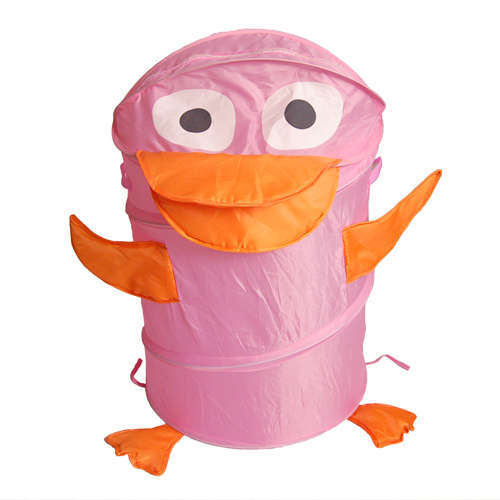 卡通动物桶-粉鸭