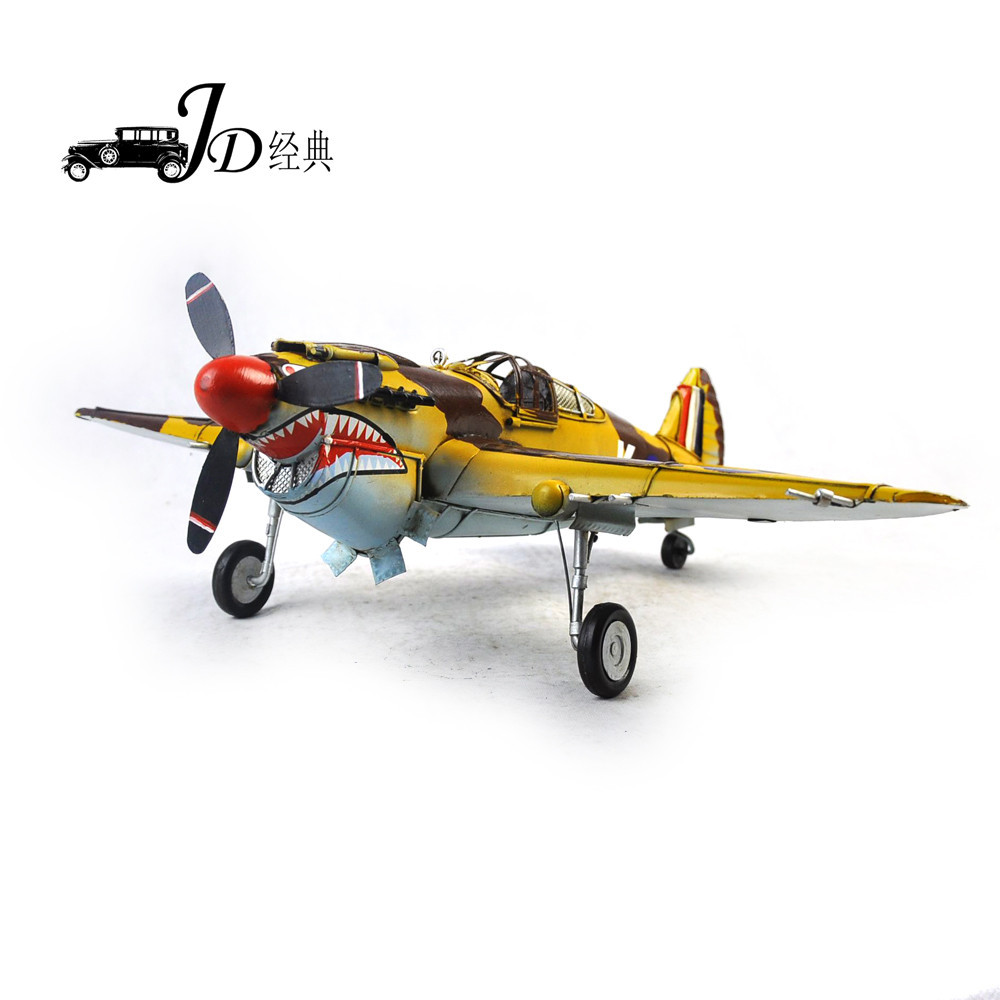 JLP472手工铁艺复古飞机