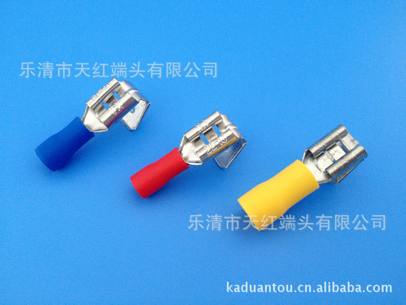 供应冷压端头 肩背型公母预绝缘端头耐压