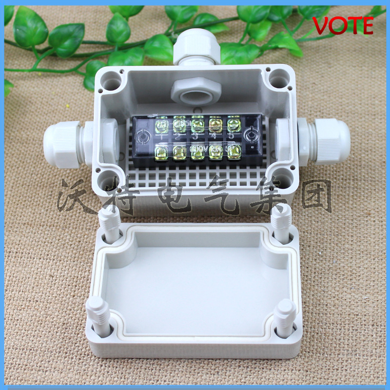 沃特电气户外防水接线盒 防腐、防尘、防水 塑料端子盒