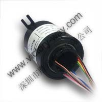 过孔直径12.7mm,外径55mm,12路通孔式滑环，导电滑环，微型滑环
