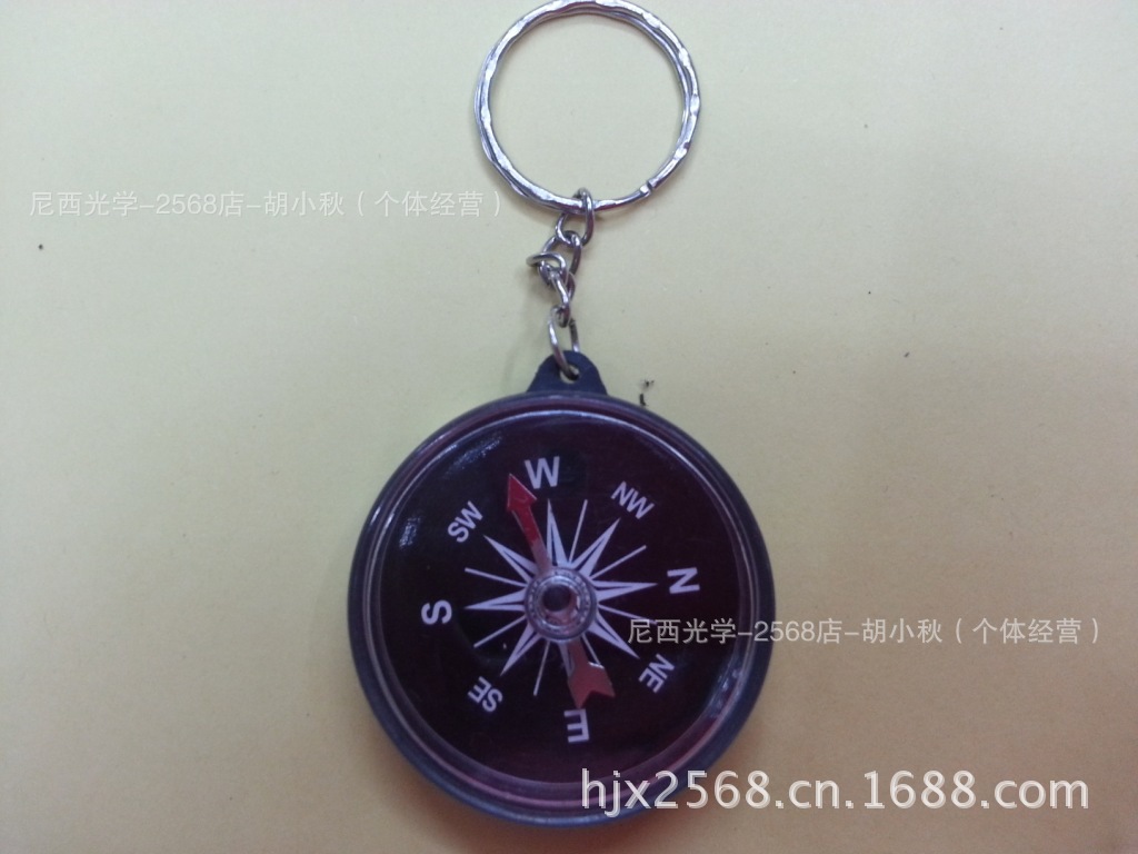42直径带钥匙扣指南针