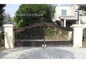 别墅大门自动开门机围墙大门不锈钢门庭院大门电机铁艺大门电机