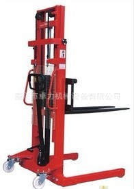 直销诺力1T手动堆高车，门架加高堆高车