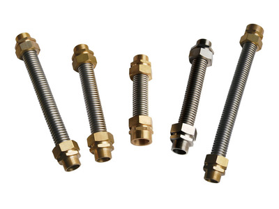 Stainless steel Copper head corrugated pipe customized Various specifications Air conditioning hoses Central air-conditioning hose