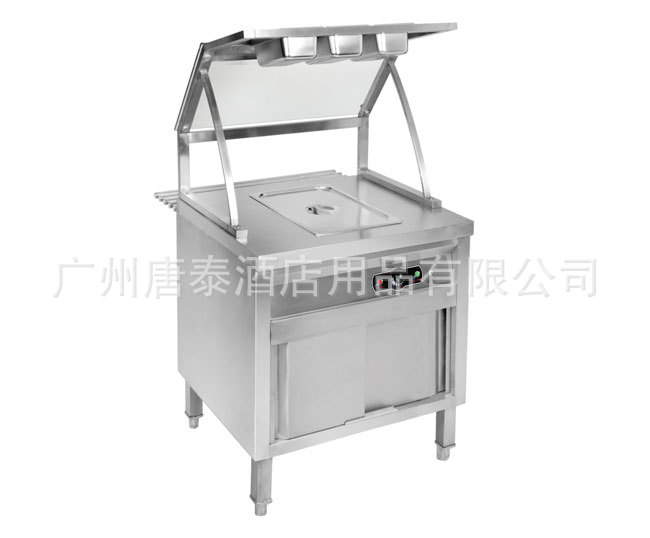 酒店厨房设备生产厂家生产JR03-800层架单盆布菲柜