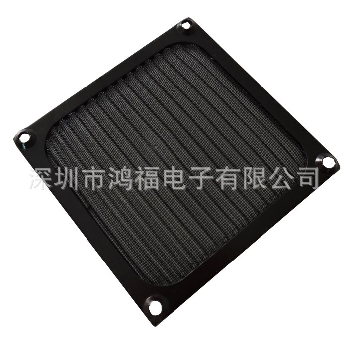 厂家供应 9CM金属防尘铝网 90#风扇网罩黑色 欢迎订购