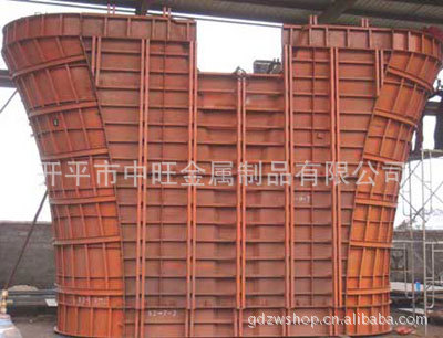 墩柱钢模板 路桥墩模 莲花托柱头