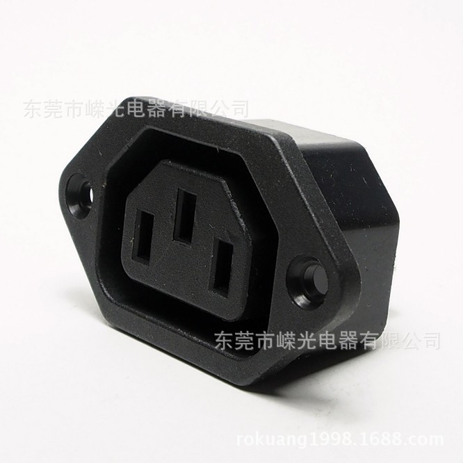 SS-130A IEC C13接线插座 C13插座 UPS母座 品字尾插座 桌面插座