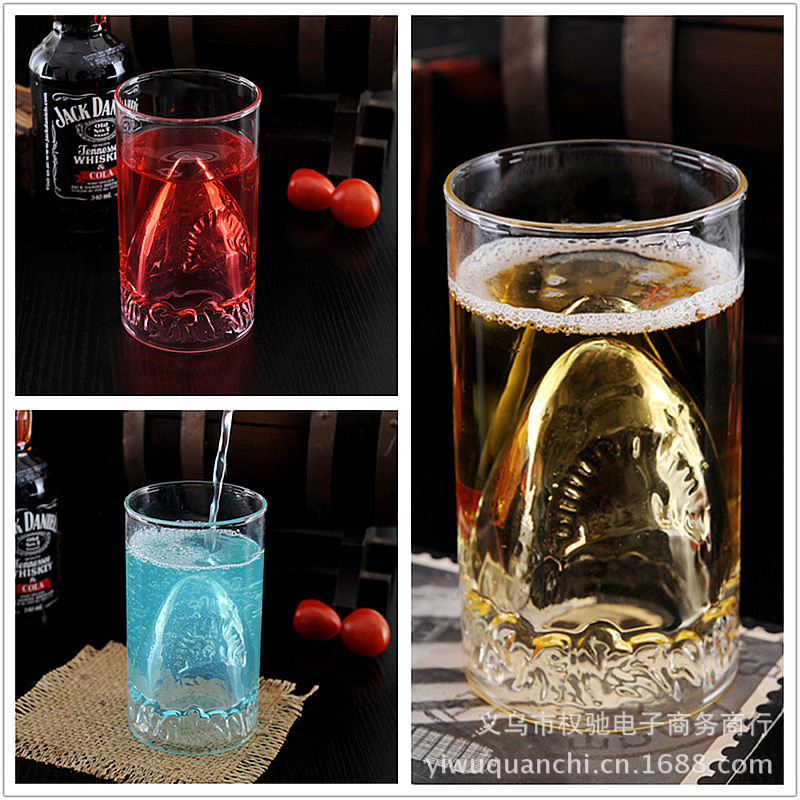 wholesale supply Shark Raid Creative Cup Creative Coffee Mug Beer mug Creative gifts Cup Wine glasses