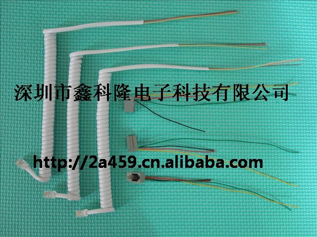 【厂家直销】楼宇对讲螺线、可视对讲螺线、对讲曲线