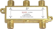 佳星JASEN电视功分器  4-way splitter 四功分器 一分四 四分配