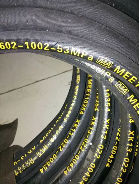 漯河铁马供应602型编织胶管 16X3高压油管液压油管高压胶管