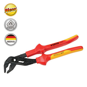 SATA世达工具 VDE绝缘耐压水泵钳 10 *250mm    72635