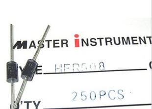 5A 1000V 高效率 快恢复 整流二极管 HER508 直插式 500只/盒