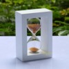 Manufactor 30 Minute wooden  Box hourglass Arts and Crafts Decoration wholesale Time hourglass customized printing logo