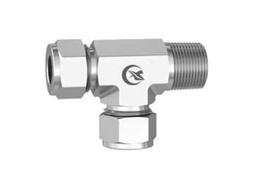 专业生产高端双卡套外螺纹侧三通