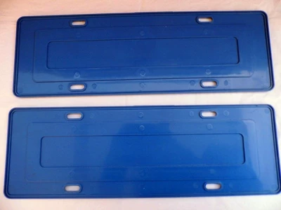 Car blue license plate tray License plate holder/license plate holder