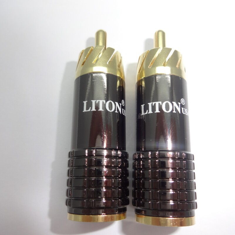 立顿RCA插/全铜镀真金RCA插头/台湾高档莲花插头