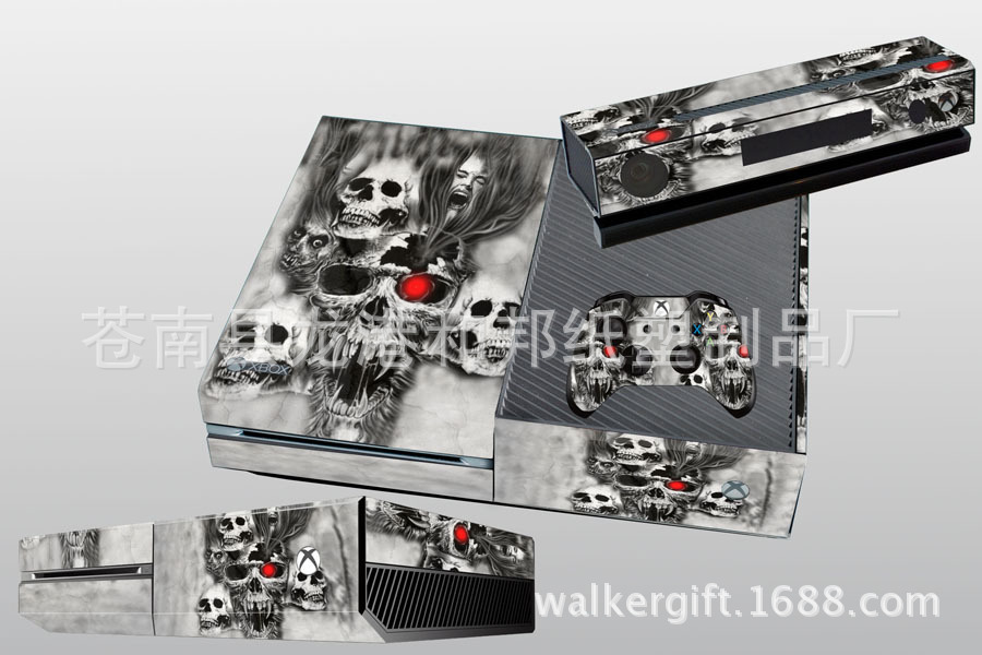 xbox one 机身贴 炫彩贴 skin sticker 贴膜 个性彩贴制 matt