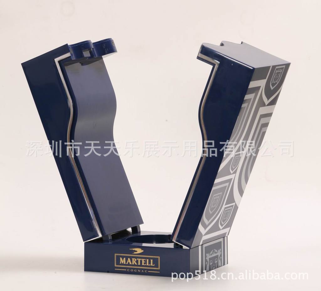 深圳天天乐销售生产有机玻璃LED酒展示架，亚克力展示展架