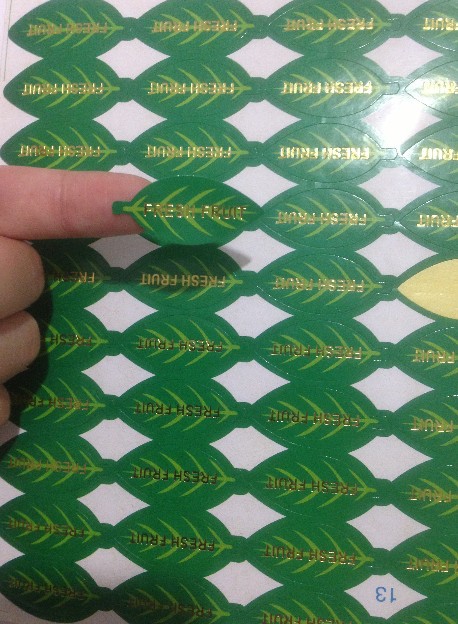 厂家直销定制 西瓜不干胶标签/水果标签贴纸