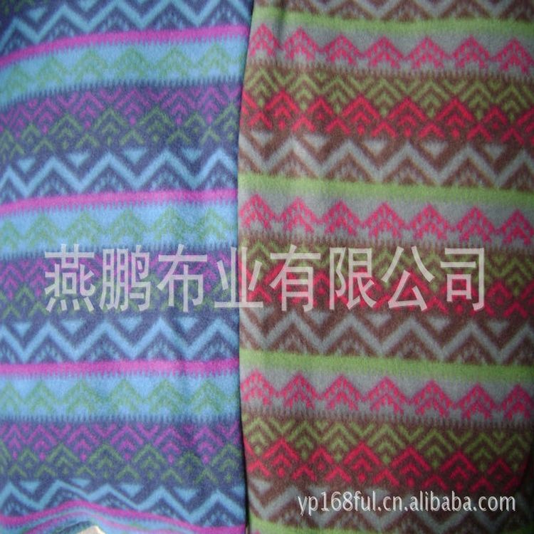 【现货供应】印花双面绒 服装面料