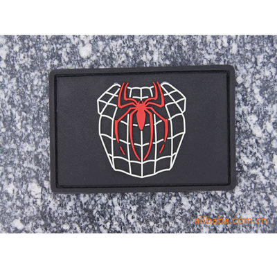 TAD Spider black seal PVC Chapter/Velcro chapter