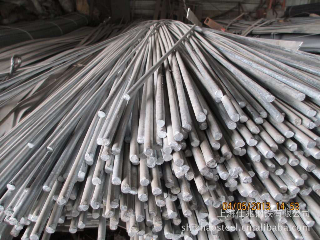 冷镀锌圆钢Φ10 电镀锌10号圆钢 国标热浸镀锌圆钢10mm