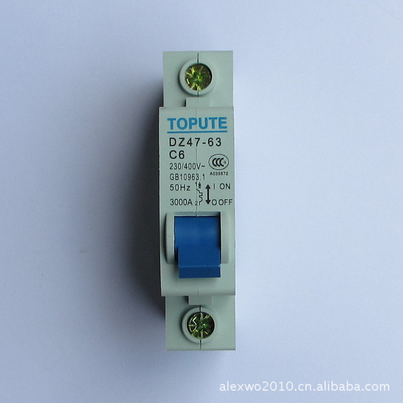 supply small-scale Circuit breaker C45 ( DZ47-63 )Unipolar 1P 6-63A