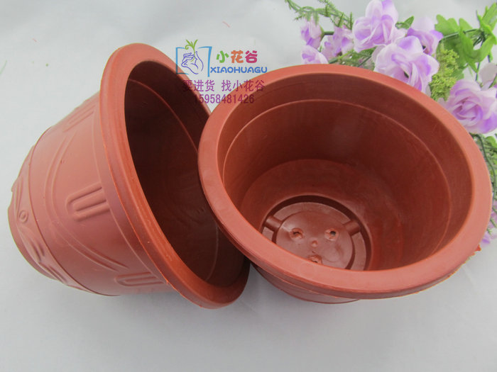 Taohong trasplante maceta grande engrosar maceta plantación de vegetales semillas de flores transferencia de jardinería doméstica reemplazo de decoración de micro paisaje