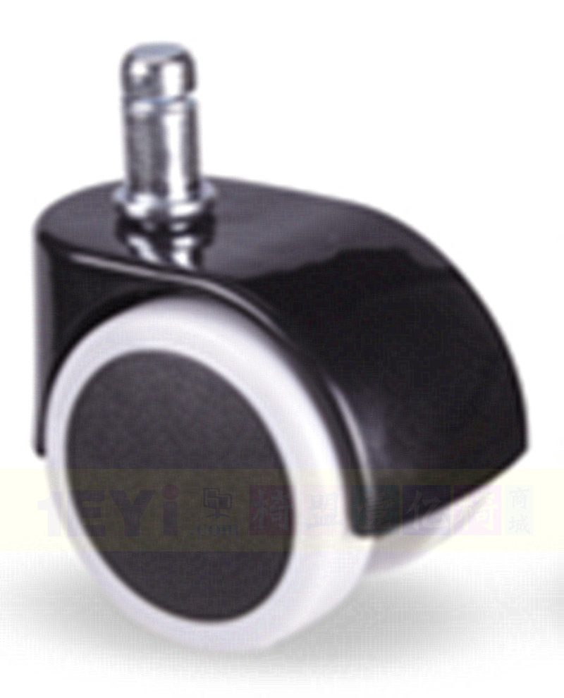 转椅脚轮豪华奔驰万向轮PU轮地板轮5只轮彩色椅轮椅盟