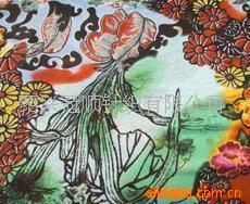 专业供应牛奶丝、牛奶丝印花面料排汗速干运动透气健身服涤氨混纺