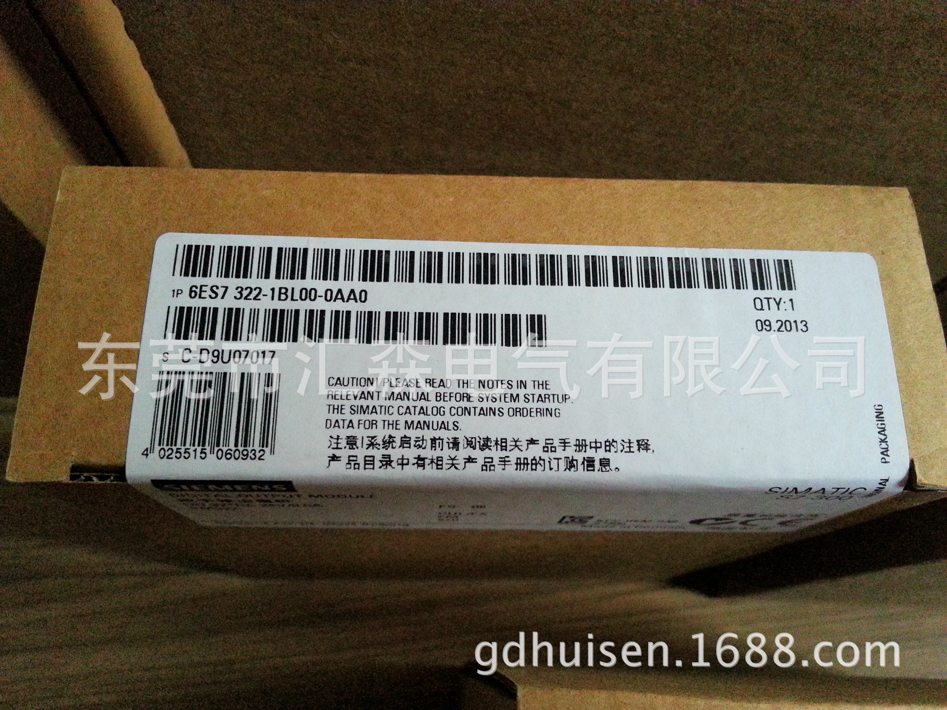 SIEMENS 西门子模块  6ES7322-1BL00-0AA0