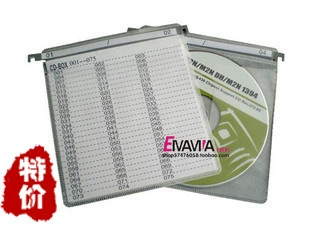 Двусторонняя внутренняя страница с крючком Заводская внутренняя страница CD-страницы сумка Обложка CD упаковка для записей Сумка для хранения DVD-дисков