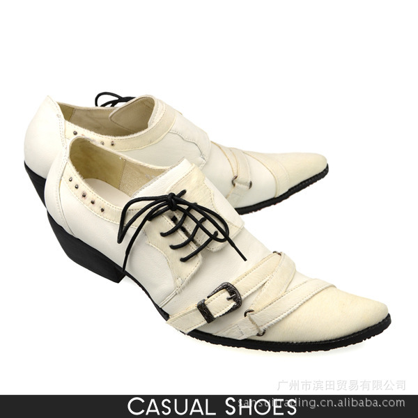 New Special Offer Trendy Casual Buckle Men's Korean Style British Horse Hair Low-top Shoes Advanced Handsome Sexy Men's Shoes