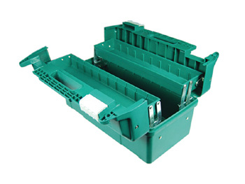 SATA世达工具 三翻斗塑料工具箱 95166 17"