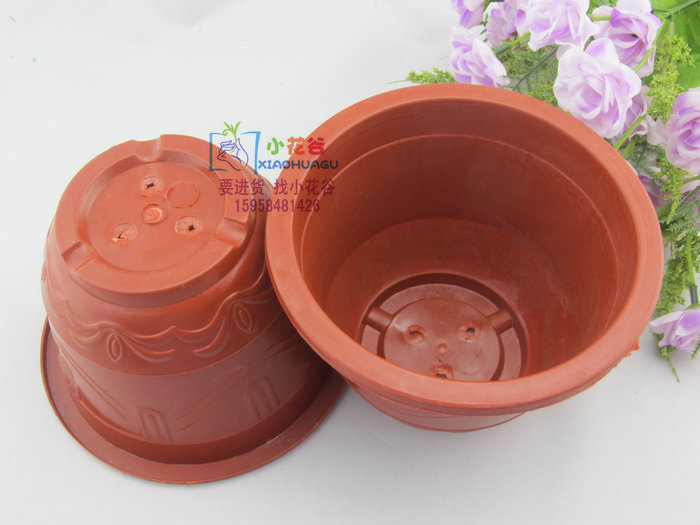 Taohong trasplante maceta grande engrosar maceta plantación de vegetales semillas de flores transferencia de jardinería doméstica reemplazo de decoración de micro paisaje