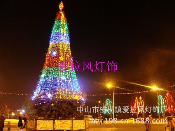 LED灯串类亮化工程实拍图