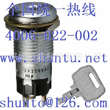 NKK一级代理原装进口钥匙开关SK13AEW01钥匙锁SK-13AE高安全性