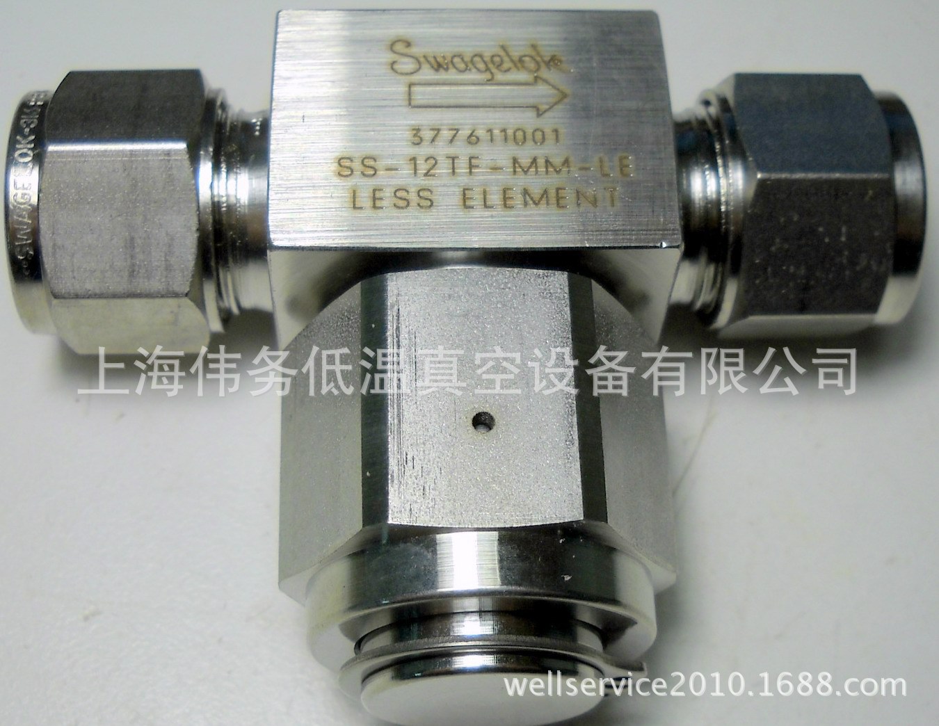 SWAGELOK SS-12TF-MM-LE Tee-Type Particulate Filter 12 mm