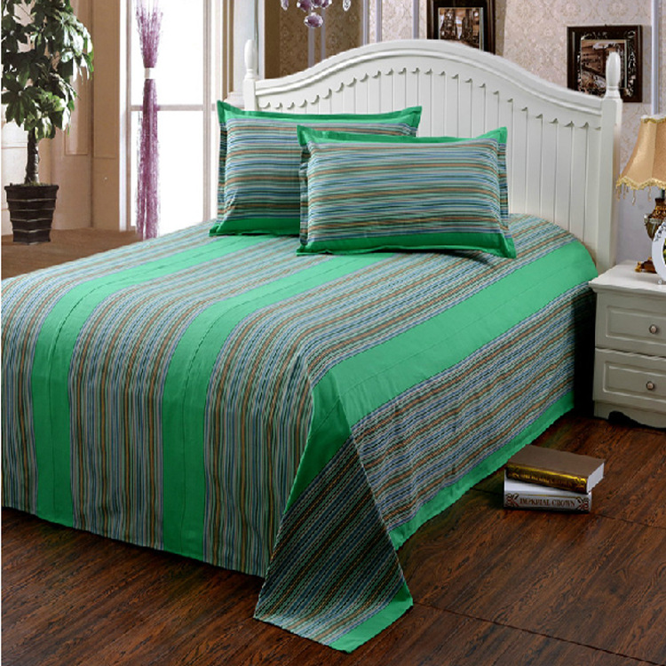 潮音粗布厂家直销 加厚加密条纹土布全棉老粗布床单展会超市福利|ms