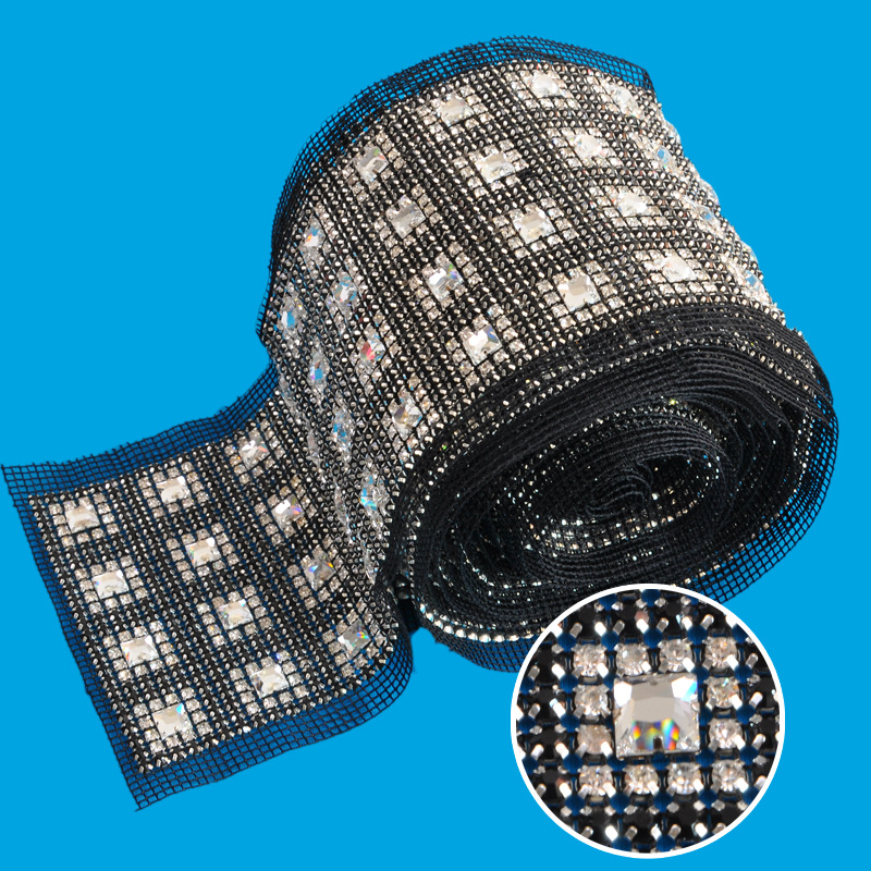 新款5MM A钻+高亮玻璃铝网钻 水晶钻 服饰铺料配件 批发