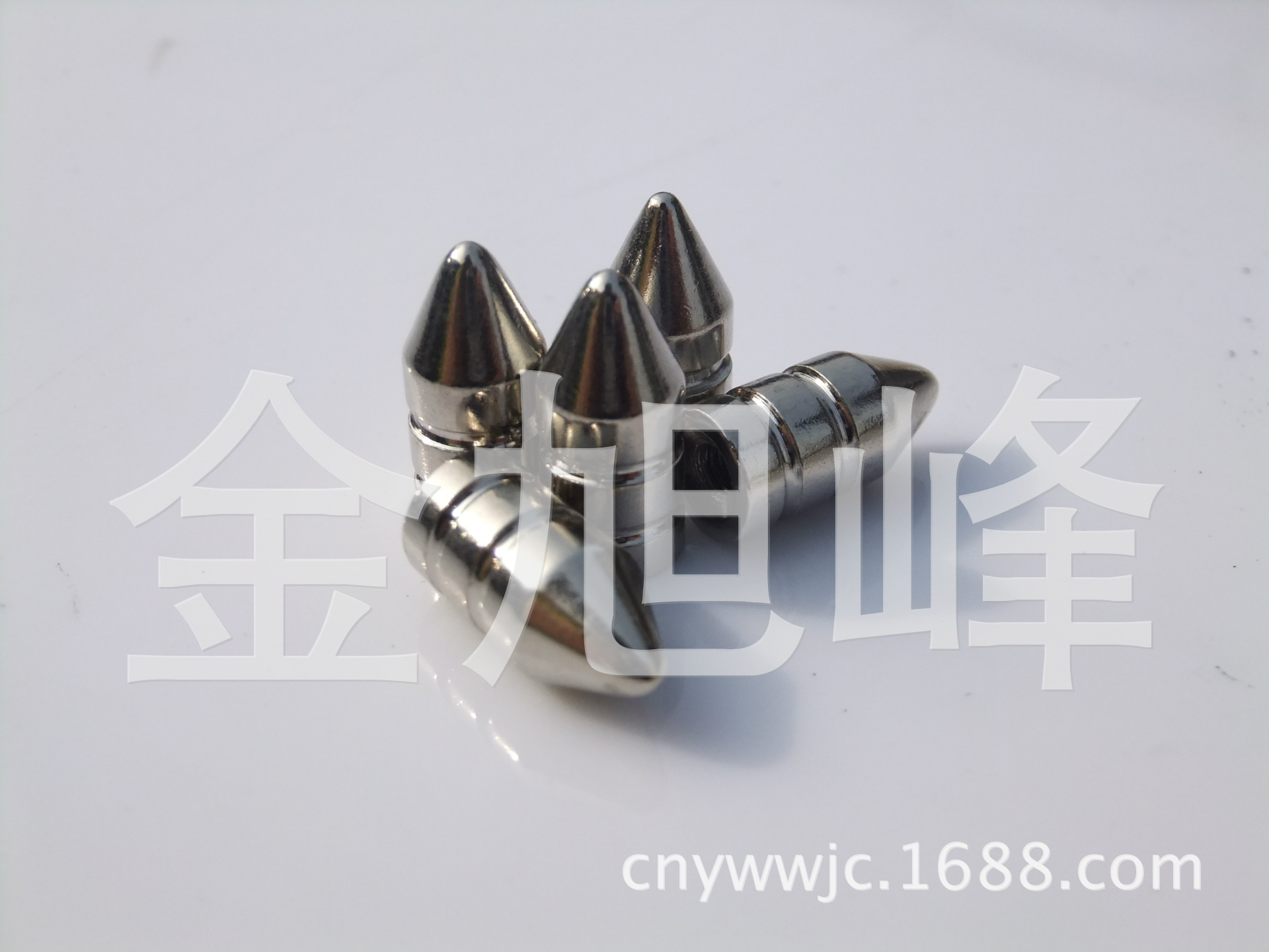 【厂价】铜质银色7x15铜尖钉/尖头铆钉 柳钉/朋克铆钉