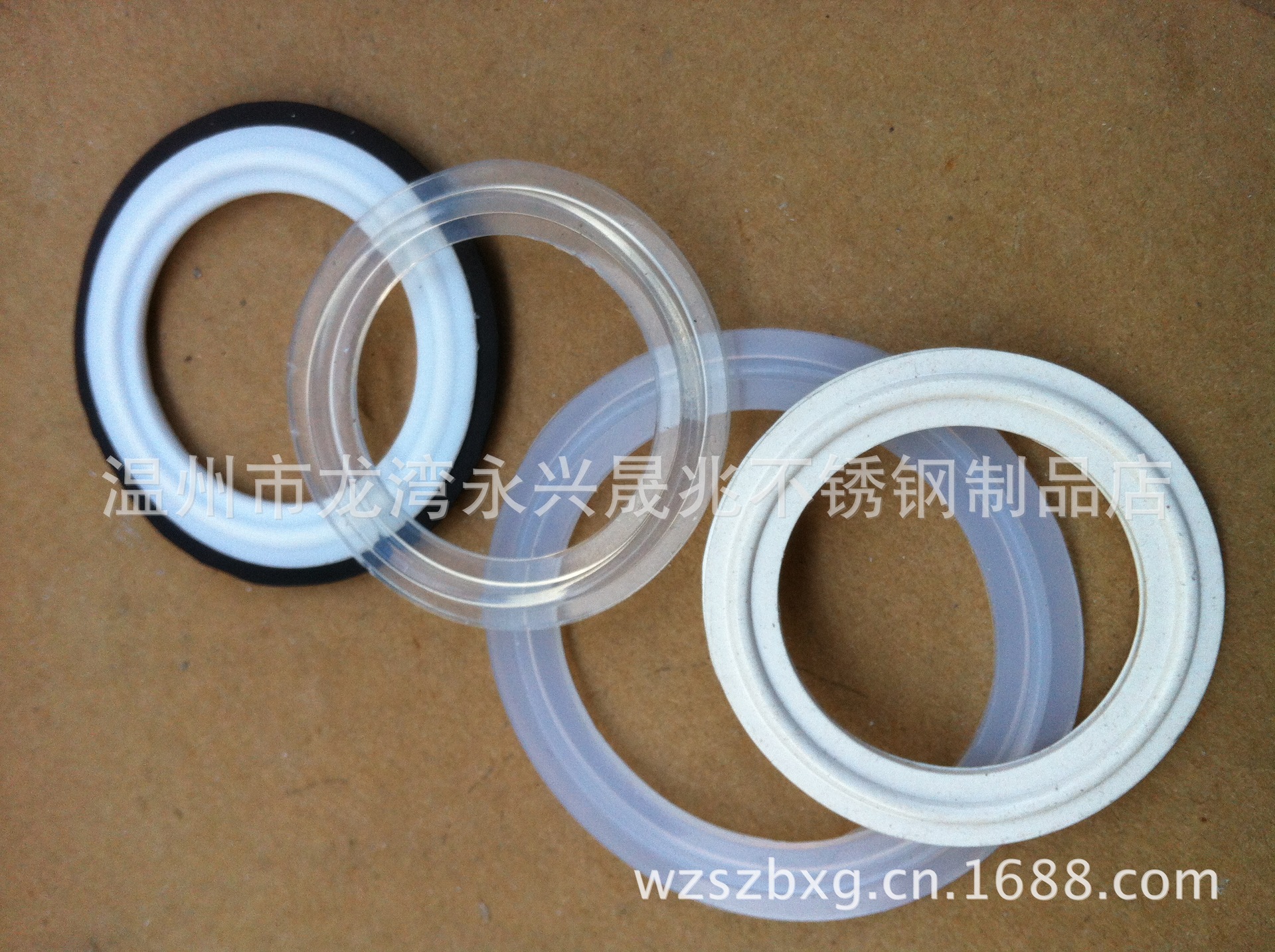 卡箍法兰垫 卡盘法兰垫 四氟FDA法兰垫 FDA卡盘垫 FDA快装垫